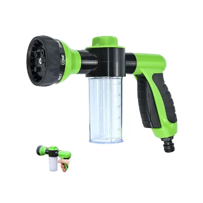 Garden Watering and Washing Car 8 Pattern  Soap Nozzle