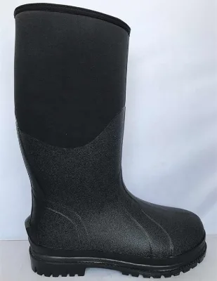 China Factory Supply Rubber Foaming Technology Neoprene Wellington Hunting Winter Mens Work Boots