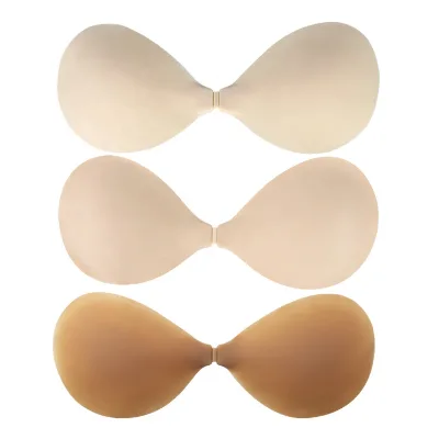 Ultra-thin Adhesive Silicone Bras Seamless Bras for Adult Invisible Push up Reusable Breathable Bras Intimates Accessories