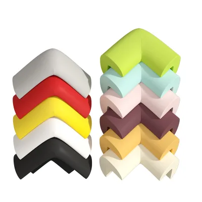 Baby Table & Cabinet Corner Anti-collision L-Shaped PVC Protective Cover with Soft Bag