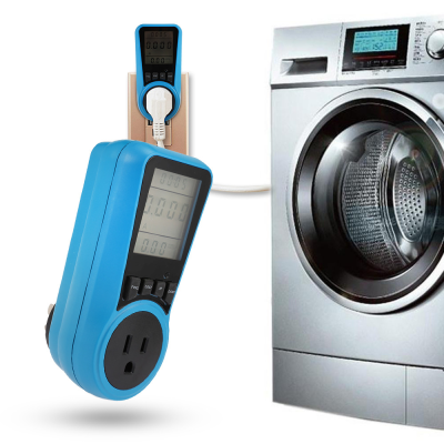 Digital Energy Meter AC Power Meter EU Plug Socket Electricity Analyzer Digital Wattmeter Watt Current Price Display