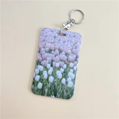 Portable Card Holder With Straps Plastic Cute Id Card Pvc Kpop Albums Star Collect Fans Photo Card Holders
