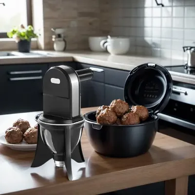 Automatic Meatball Rice Dumpling Machine Multifunction Electric Sweet Ball Generator Rice-meat Dumplings Portable Specialty Tool