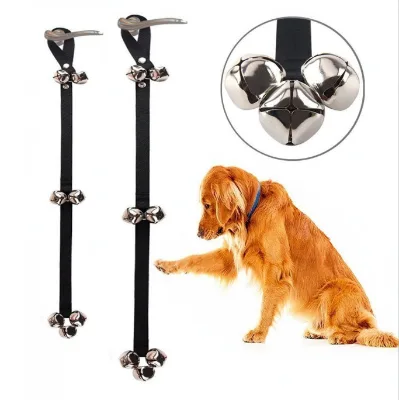 Pet Supplies Dog Alarm Bell Doorbell Rope Whistle Pet Hanging Rope Training Pet Alarm Whistle for Camping Indoor