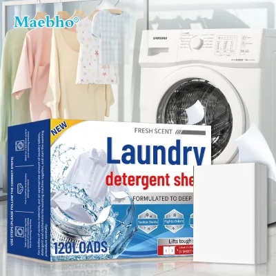 Hypoallergenic Laundry Soap Ultra Concentrated Recyclable Packaging Stain Fighting Fresh Scent Laundry Detergent Sheets