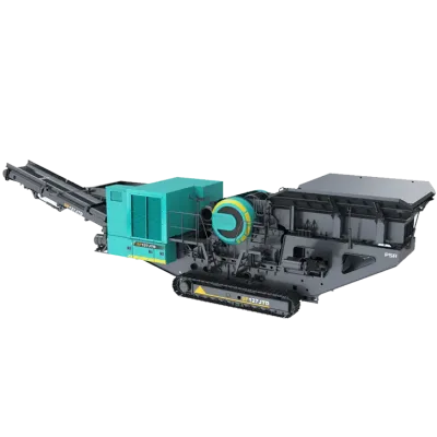 Heavy Duty Crawler Crushing Plant 170-520 T/h Capacity SP127JE SP127JTD with Diesel- Electric Engine