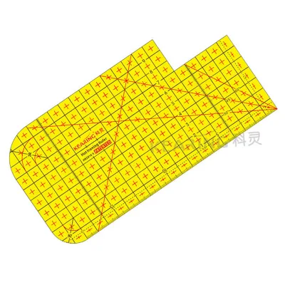 Kearing PatentHot Hem Rule Patchwork Hot Ironing Ruler for Easy Ironing of Edges and Seams HR2010-S