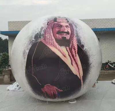 Customized Giant Inflatable Helium Balloon Event Decoration Light Advertising Inflatable Helium Parade Floats Ball