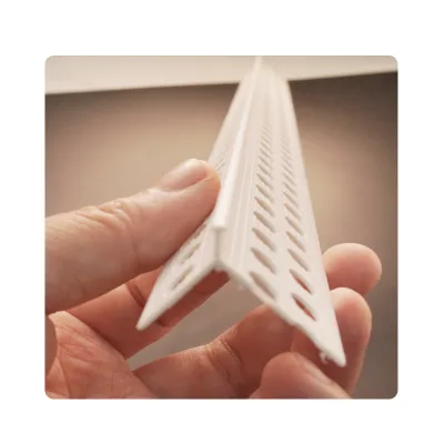 PVC Angle Beading Good Quality Plastic Groove Lines Outdoor Wall Plastering Groove Joints