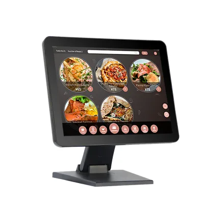 15 VGA LCD USB Touch Screen Monitor Desktop Computer PC Monitor Desktop Display with Foldable Base