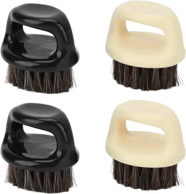 Hot Selling Boar Hair Styling Mustache Finger Brush Barber Beard Brush for Men