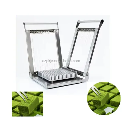 SUS304 Price Brownie Cutter Mini Brownie Cutter Mini Double Arm Guitar Cutter 20x20cm