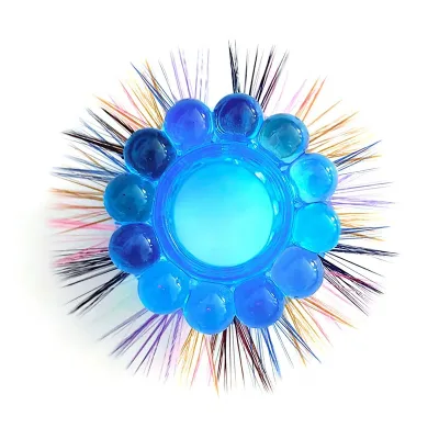 Silicone Divine Ring Sheep Eye Ring Twenty-four Beads Bead Locking Ring Couple Male and Female Flirting Adult Sex Toys