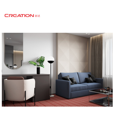 Creation Hotel Apartment Project Upholstery Sofa Dickson Hotel Furniture for Project