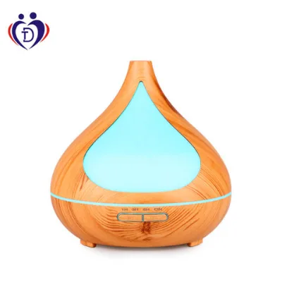 Light wooden 400 ml ultrasonic atomizer aroma humidifier for household