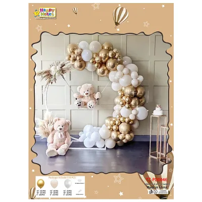 Happy Birthday Parti Decor Decorated Ballon Supplies Latex Balloon Arch Garland Kit Set Party Decorations for Parties