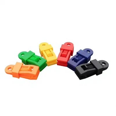 Outdoor Tent Canopy Windproof Securing Clips Lightweight 20g Field-Added Guy-Out Points Plastic Clips Wholesale Multi-Functional