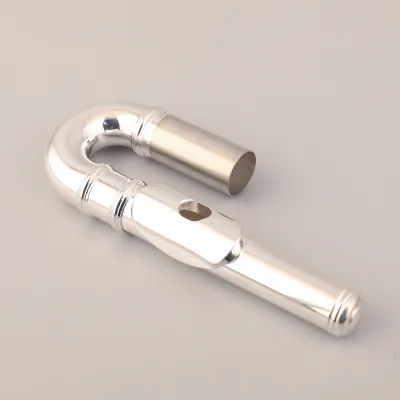 JEK Professional-Grade Flute Special U-Shaped Mental Tube with Open Closed Holes for Beginners