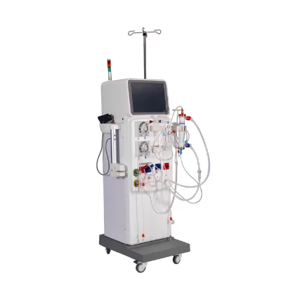 Hospital Touch Screen Moveable Blood Purification HD Device Treatment Double Pump Blood Hemodialysis Dialysis Machine