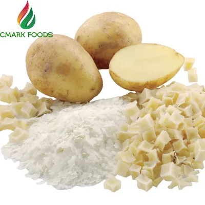 Dried Granule Potato Bulk Wholesale Food Grade Blended 6*6mm Dehydrated Potato for Soup Instant Food