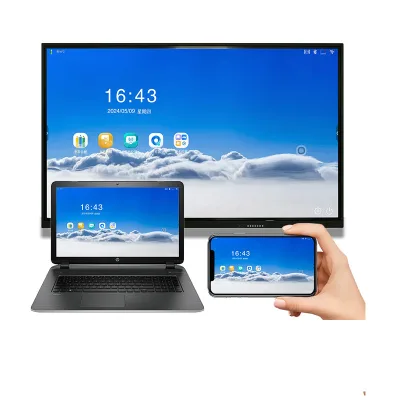 Interactive 55 Inch  LED Display TV Price Whiteboard High Resolution Interactive Boards