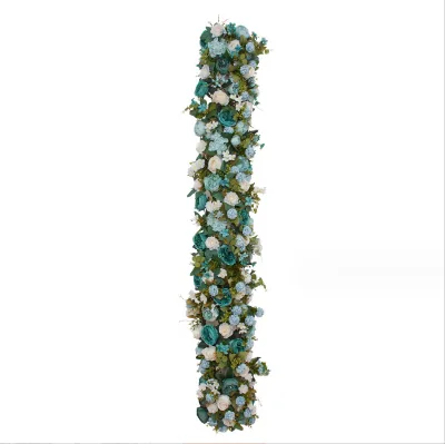 2023 Popular Wedding Artificial Flower Floral Runner Table Runner for Wedding Decor