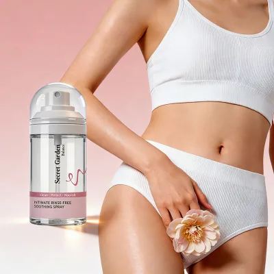 Daily Refreshing Feminine Intimate Body Spray Antibacterial Deodorizing Soothing Anti-Itching No-Rinse Intimate Soothing Spray