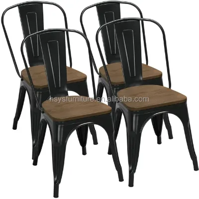 Factory Sale Modern Restaurant Coffee Shop Used Outdoor Metal Maris Dinner Chair for Dining Room