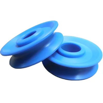 Blue U groove Nylon Pulley