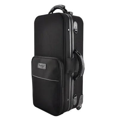 0mebaige Trolley Bag for Alto Saxophone Durable Nylon Hard Shell Wheels Bag