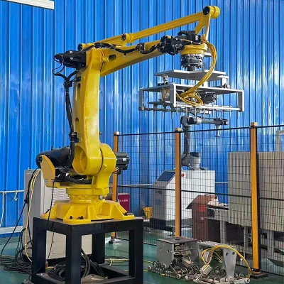 Manipulator Equipped Intelligent Depalletizing and Unpacking Robot for 45kg and 50kg Bag Packed Bentonite