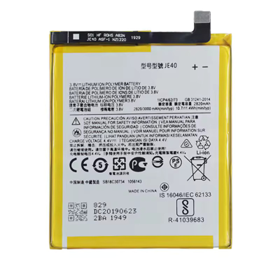 Hot Sell Original Battery Suitable for Motorola-Mobile Xt1941 P30 Play With Battery Model Je40 G7 Power Custom Packaging Logo