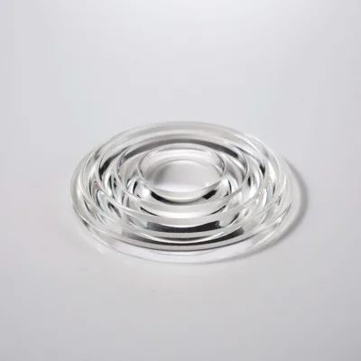 Concentric Thread Pattern Tempered Glass Fresnel Lens