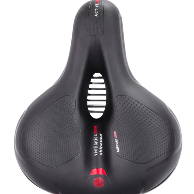 Comfort Soft Leather Bicycle Saddle Mountain Road Bike Saddle Seat