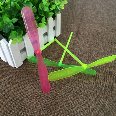 Kids Outdoor Plastic Classic Flying Bamboo Dragonfly Toys for Fun