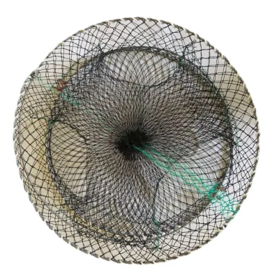 Ranch round Folding Crab Trap Stainless Steel Dungeness Wire & Nylon for Fishing and Aquaculture