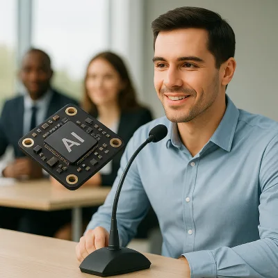 Reliable Robust AI Voice Isolation Microphone With Plug And Play Laptop Compatibility And Custom Support For TikTok Recording