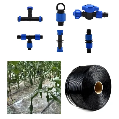 Newly Designed Anti Clogging Drip Tape 16mm Customizable Hole Spacing High Quality Drip Tape
