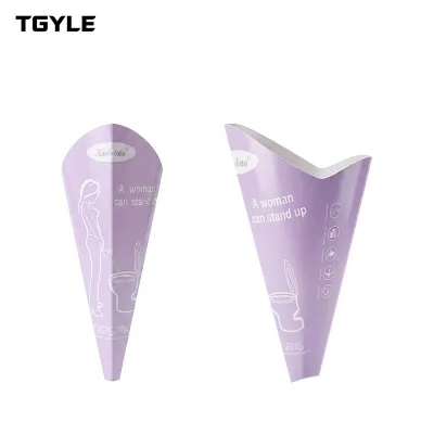 For Foldable Disposable Urinal for Women Post-Surgery Standing-Use Funnel Portable Outdoor Use