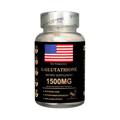 Best Skin Health White Skin Improve Remove Skin Dark Spot 100% Natural Food Supplement Glutathione Soft Capsules