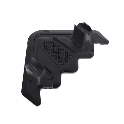 KJH Vertical Fighter Stand for PS5 PS5 Slim & Pro with Dual Controller Charging Cool LED Light Fast Wired Communication