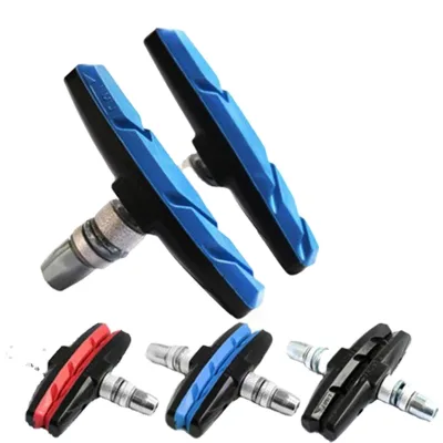 1 Pair Silent Brake Leather Durable Mountain Road Bike Brake Pads Bicycle V-Brake Shoes Cycling Parts