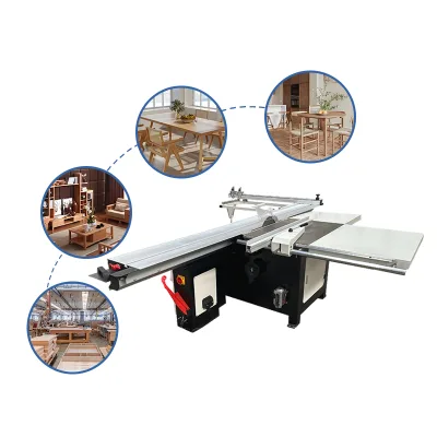 Electric Lifting CNC Woodworking Panel Saw High Efficiency With Screen Display Used for Wood Cutting Furniture Factory