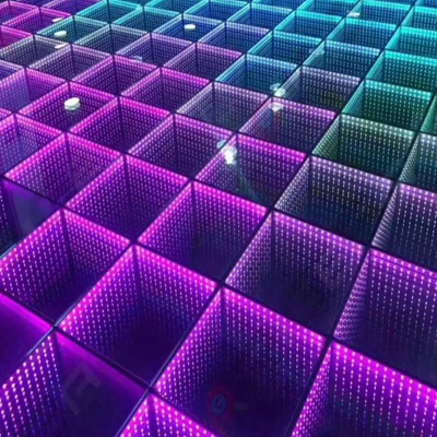 Collapsible Wireless Dance Floor Checkered Portable Dance Floor Dance Led Floor