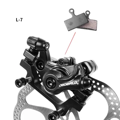 60ml Mineral Oil Bicycle Brake System for Mountain Bike Fluid Cycling Aluminum BMX with L-7 Hydraulic Disc Brakes CN;ZHE R-29
