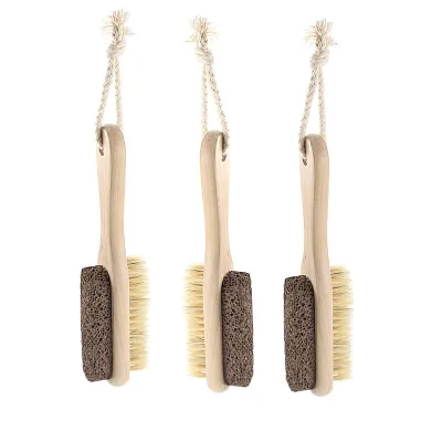 Pumice Stone For Feet Foot File Callus Remover Natural Earth Lava Pumice Wooden Exfoliating Pedicures
