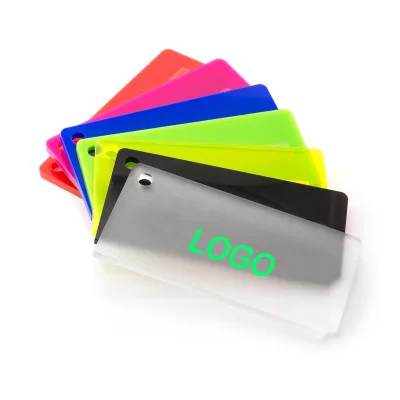Snowboard Wax Scraper Acrylic Ski Wax Remover Ski Base Cleaner for Outdoor Sports Skiing Snowboard Maintenance Tool