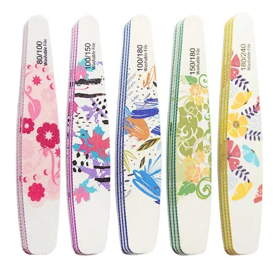 Customized Pattern Printed EVA Nail File Professional Manicure Tools 150/180 Nail Files