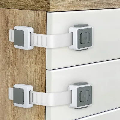 Multi-functional Safety Cabinet Lock Baby Drawer Cabinet Door Lock Baby protection Drawer Lock Against Hand Clips