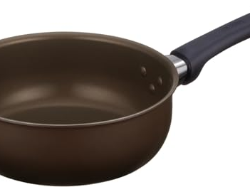 Thermos Durable Series Aluminum Alloy Stir-Fry Pan 20cm Dark Brown-Gas Stove KFL-020D DBW